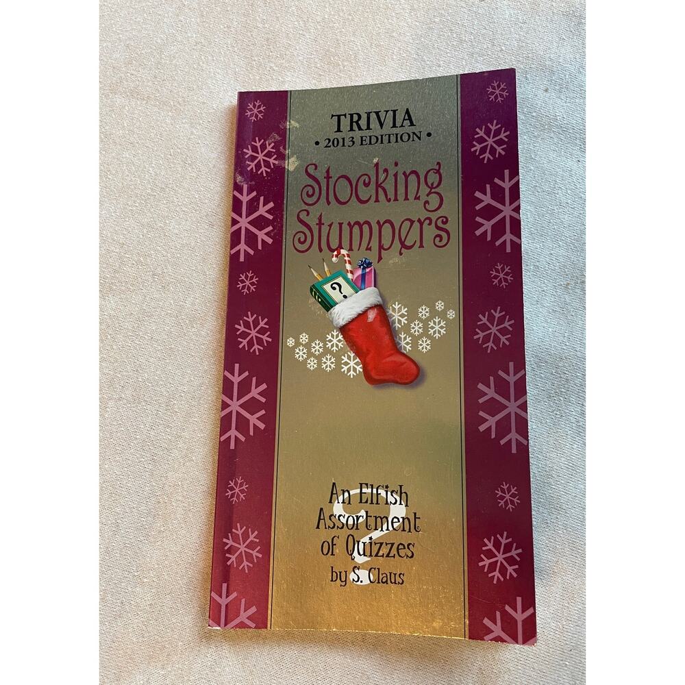 NWT Stocking Stumpers Paperback Book